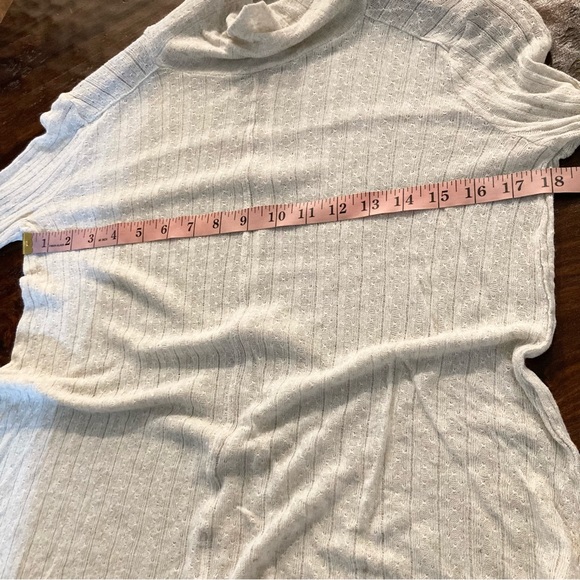 Lucky Brand Oatmeal Off White Turtleneck Size Small S - Picture 7 of 8
